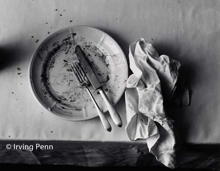 scraping plates for saving water