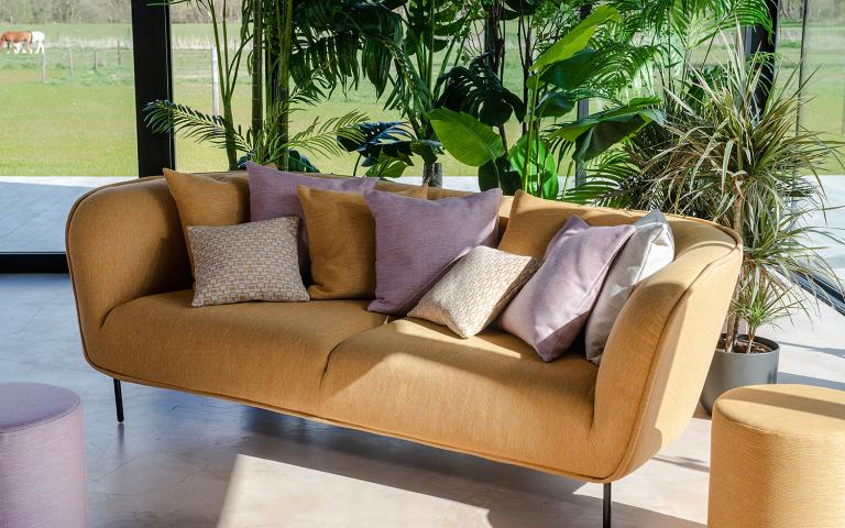 Berry, a Vivalife upholstery fabric